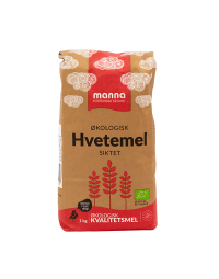 Manna økologisk hvetemel siktet 1 kg