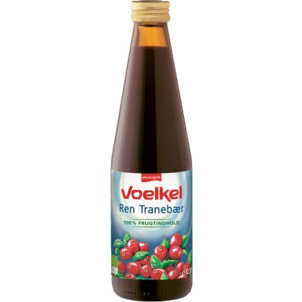 Tranebærjuice, 0,33 l, økologisk, Voelkel