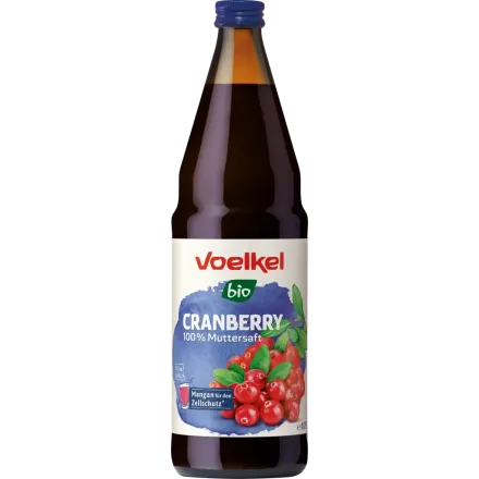 Tranebærjuice, 0,75 l, økologisk, Voelkel
