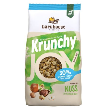 Barnhouse Krunchy less sugar joy nuts økologisk 375 g 