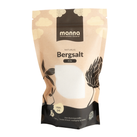 Bergsalt, fin, 500 g, Manna