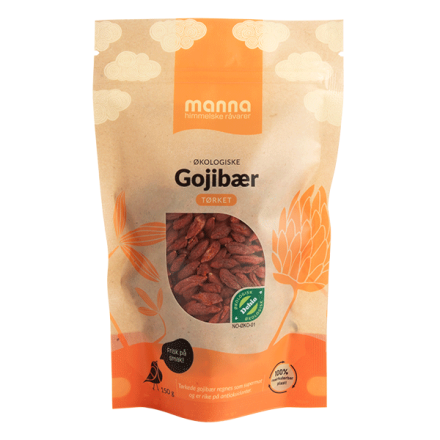 Gojibær, 150 g, økologisk, Manna