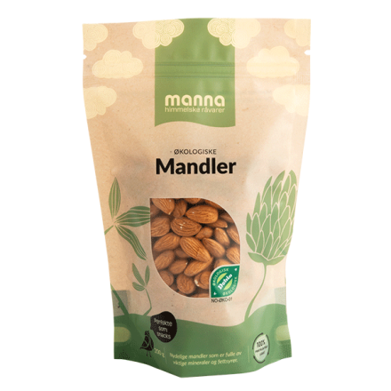 Mandler, 200 g, økologisk, Manna