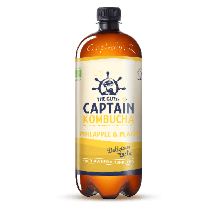 Pineapple,1 l, økologisk, Captain Kombucha