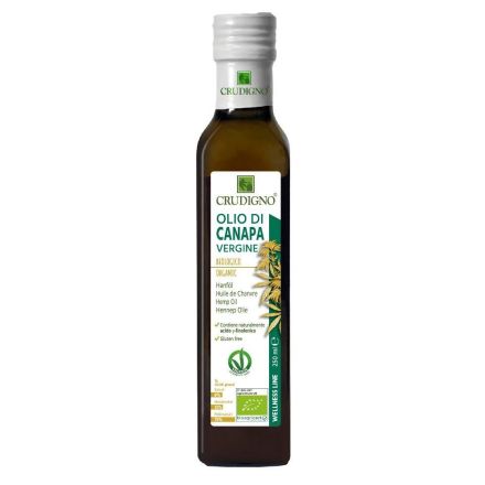 Hampolje, 250 ml, økologisk, Crudigno