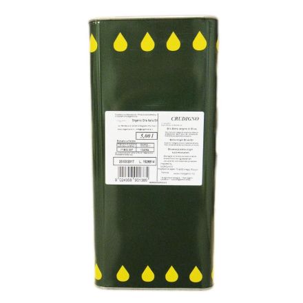 Olivenolje, extra virgin, 5 l, økologisk, Italia