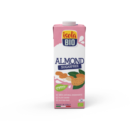 Mandeldrikk, usøtet, 1 l, økologisk, Isola Bio