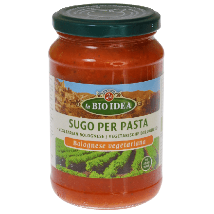 Pastasaus, bolognese, 340 g, økologisk, LaBioIdea