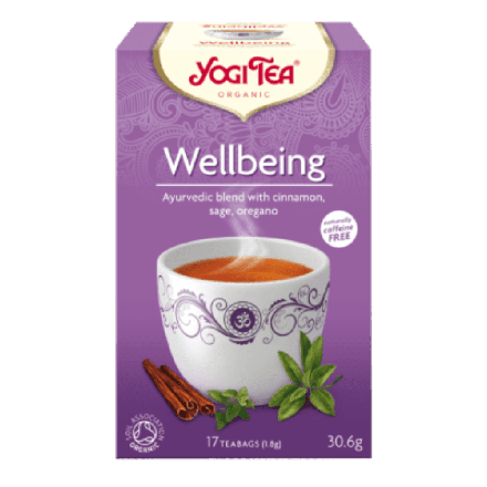 Wellbeing te, 17 poser, økologisk, Yogi Tea