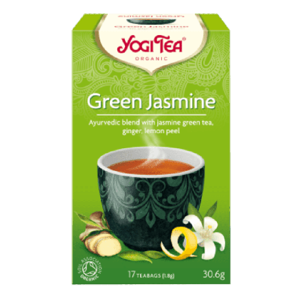 Green jasmine te, 17 poser, økologisk, Yogi Tea