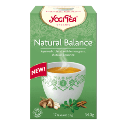 Natural Balance te, 17 poser, økologisk, Yogi Tea 