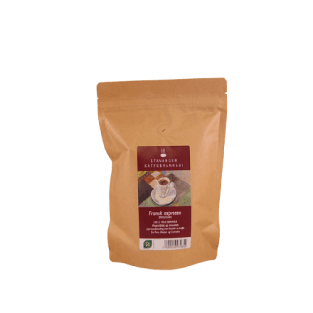 Espressobønner, franskbrent, 250 g, økologisk