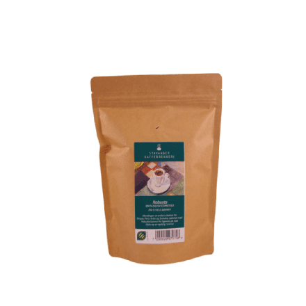 Espressobønner, robusta, 250 g, økologisk