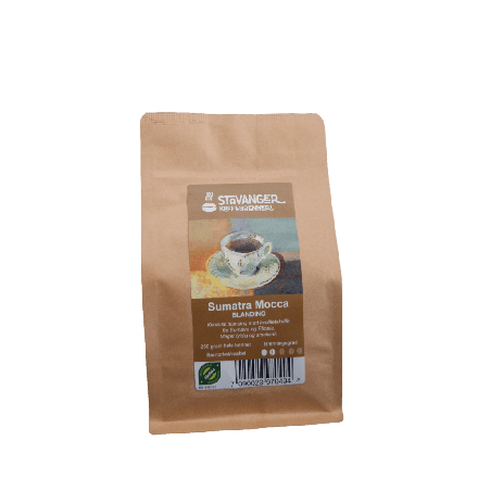Kaffebønner, Sumatra-Mocca, 250 g, økologisk