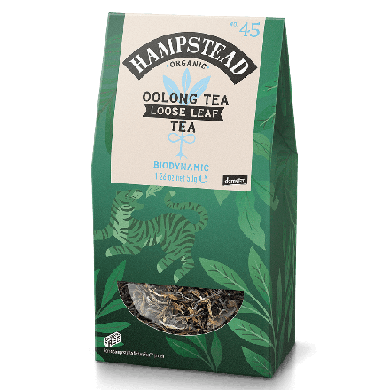 Oolong Tea, løsvekt, 50 g, økologisk, Hampstead 