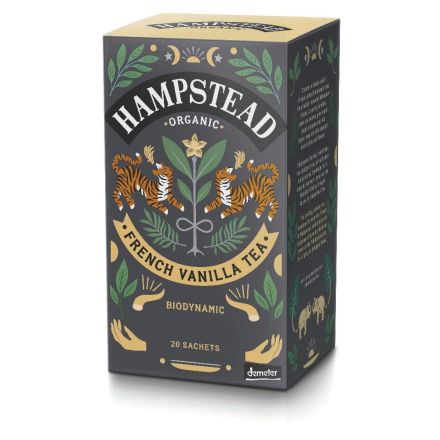 French Vanilla Tea, 20 poser, økologisk, Hampstead 