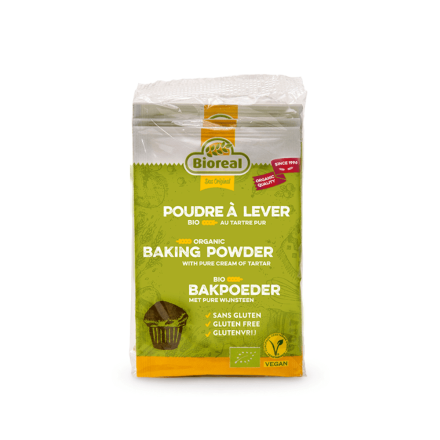 Bakepulver, 3x15 g, økologisk, Bioreal