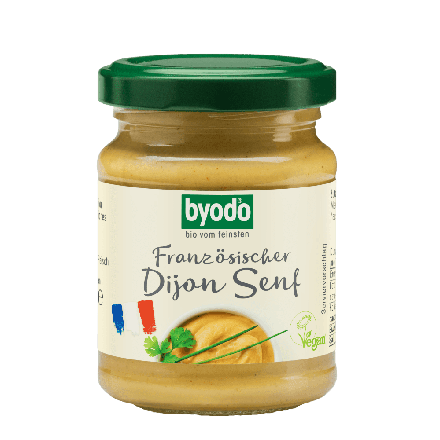 Sennep Dijon, 125 ml, økologisk, Byodo
