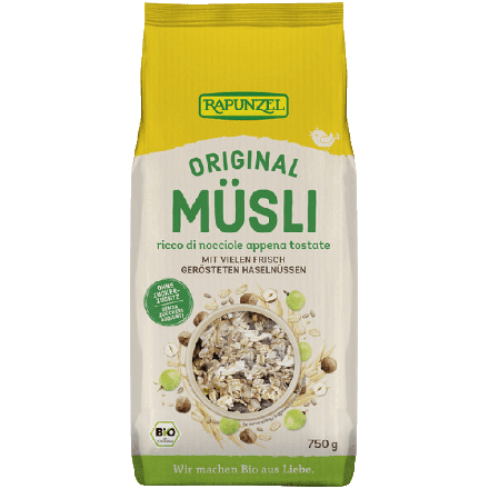 Müsli original, 2 kg, økologisk, Rapunzel