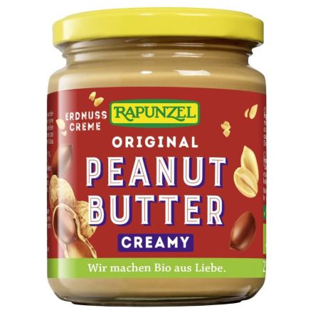 Peanutbutter creamy, 250 g, økologisk, Rapunzel