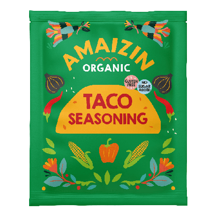 Taco seasoning, 30 g, økologisk, Amaizin