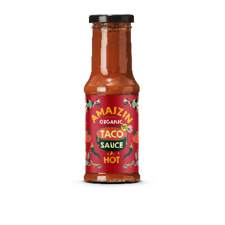 Tacosaus sterk, 220 g, økologisk, Amaizin