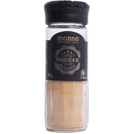 Ingefær, malt, 28 g, økologisk, Manna