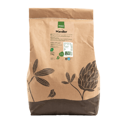 Mandler, 3 kg, økologisk, Manna