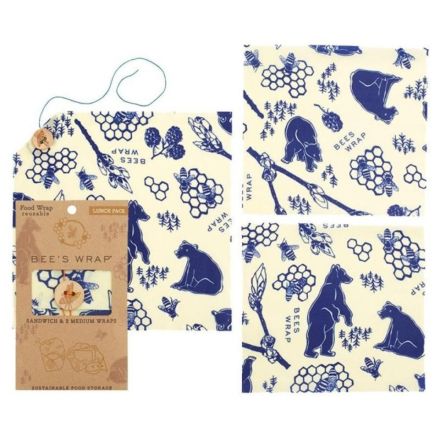 BeesWrap- Bears & Bees Lunch Pack