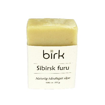 Såpestykke, sibirsk furu, 95 g, Birk