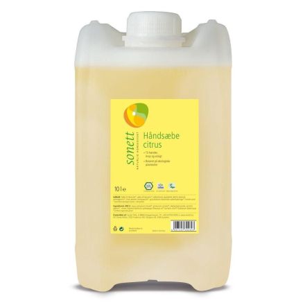 Håndsåpe, sitrus, 10 l, økologisk, Sonett