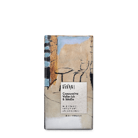 Melkesjokolade Cappuccino, 100g, økologisk, Vivani