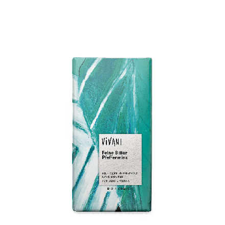 Mørk sjokolade peppermynte,100 g, økologisk,Vivani
