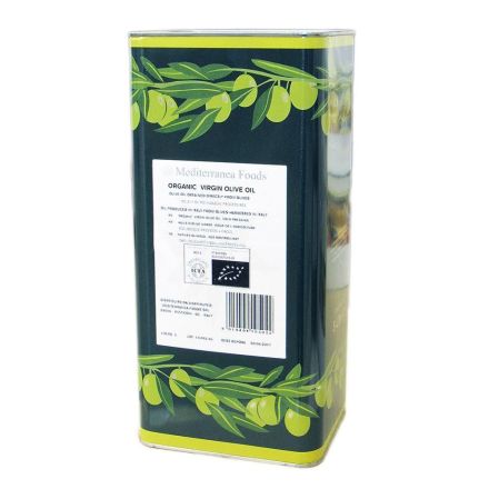 Olivenolje, virgin, økologisk, 5 l