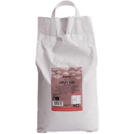 Grøtris fullkorn,5 kg, økologisk, Manna