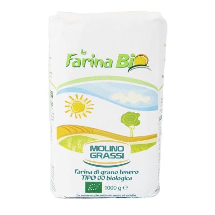 Hvetemel, tipo 00, 1 kg, økologisk, Molino Grassi